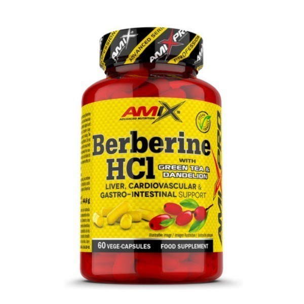 Berberine HCl - 60 Vcaps.