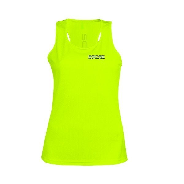 Vest Girl Technical Yellow - Camiseta Scitec Neon
