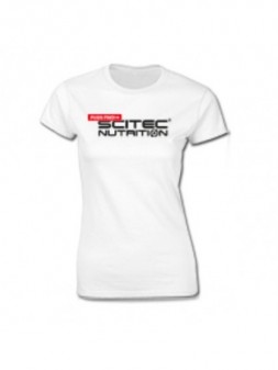 Camiseta Scitec PUSH FWD Blanca