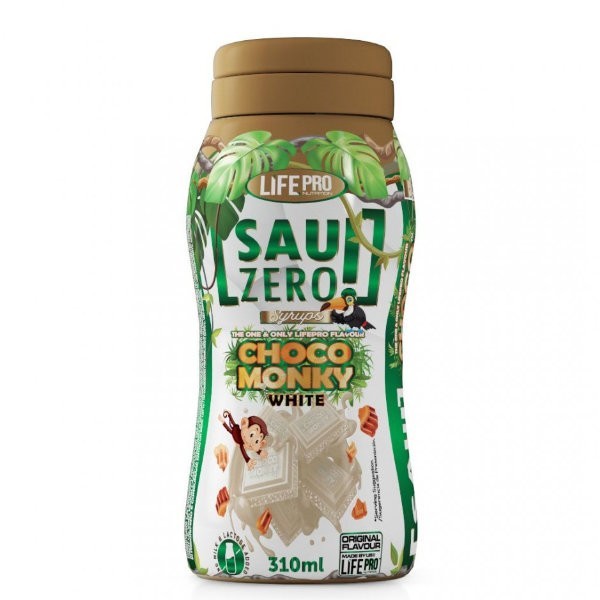Sau Zero! Syrups sabor Choco Monky White - 310 ml